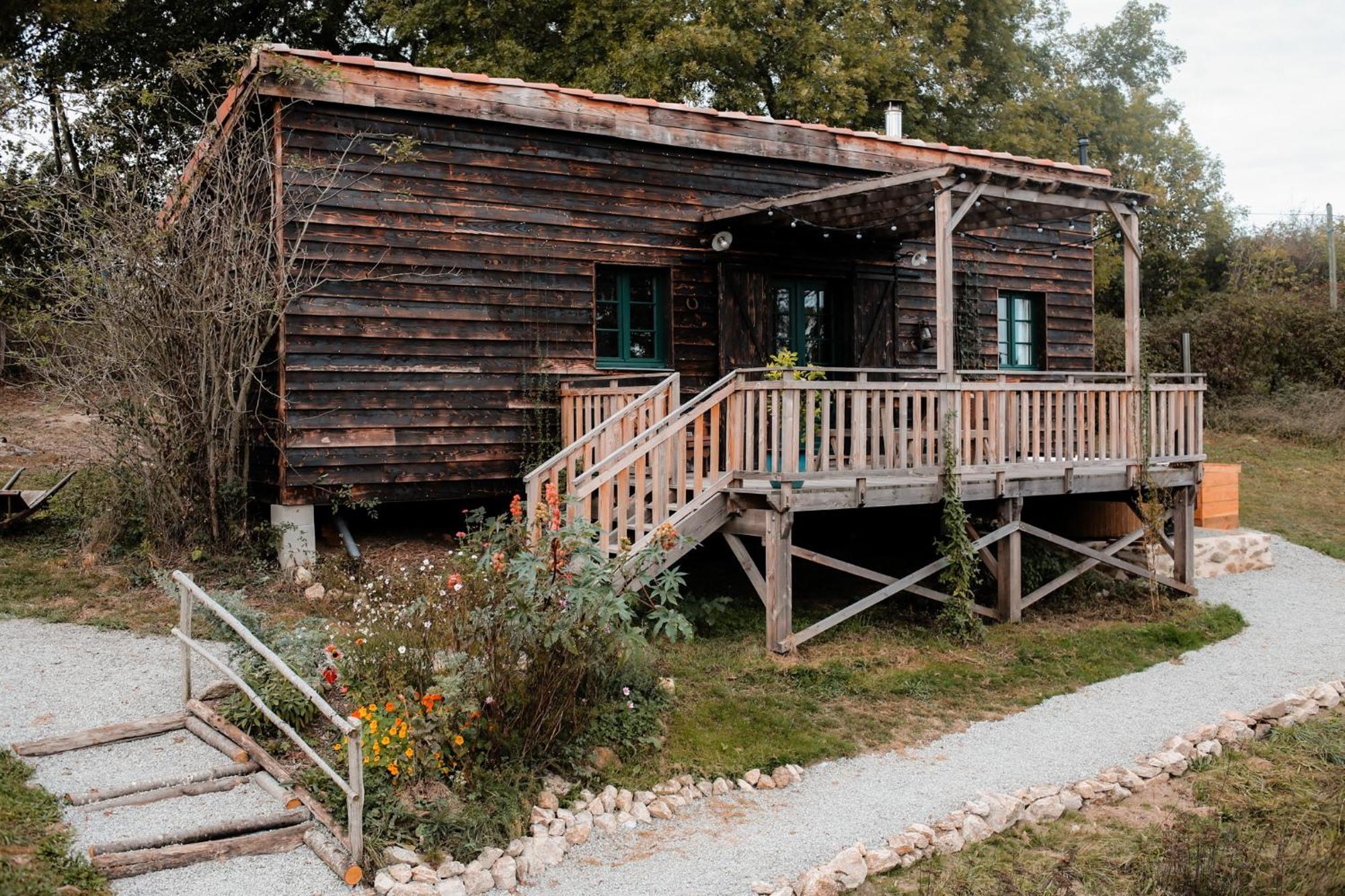La Ferme Du Pont De Maumy, Cabane Au Bord De L'Etang Et Bain Nordique Busserolles Zewnętrze zdjęcie